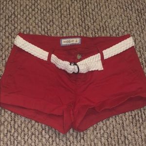 Red shorts